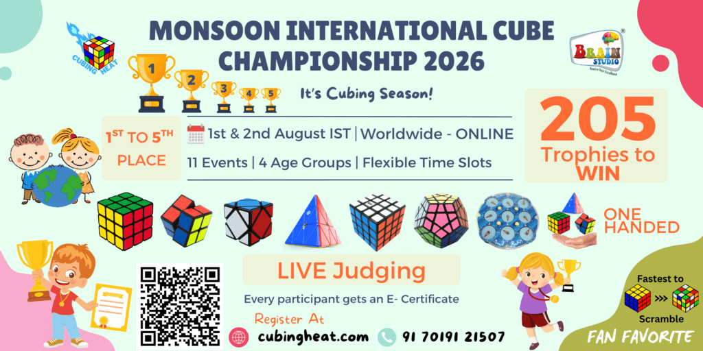 Monsoon International Cube Championship 2026 Posters